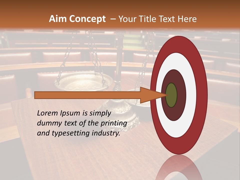 Legal Guilt Weigh PowerPoint Template