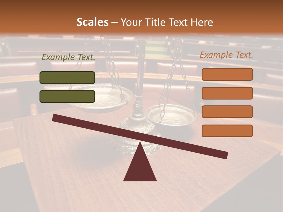 Legal Guilt Weigh PowerPoint Template