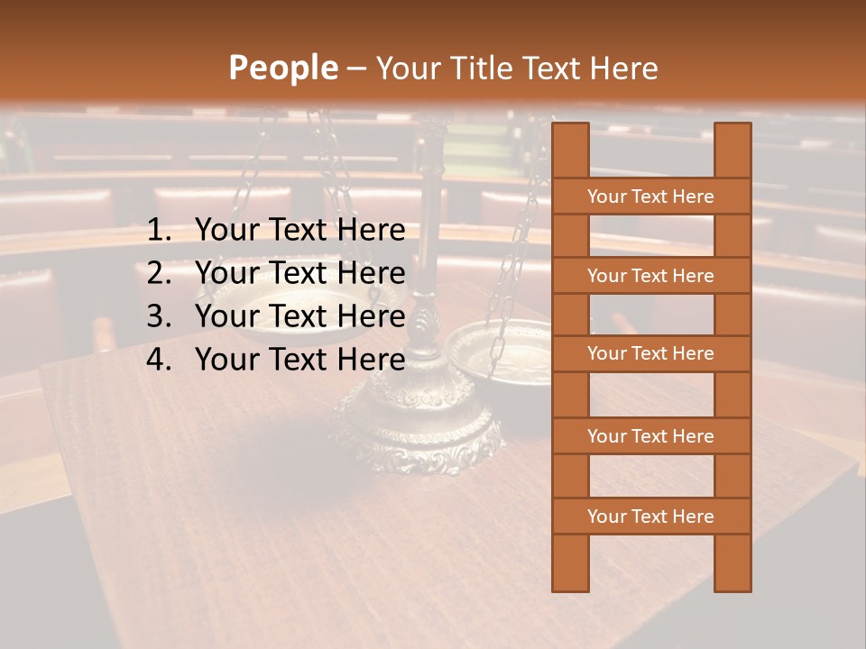 Legal Guilt Weigh PowerPoint Template