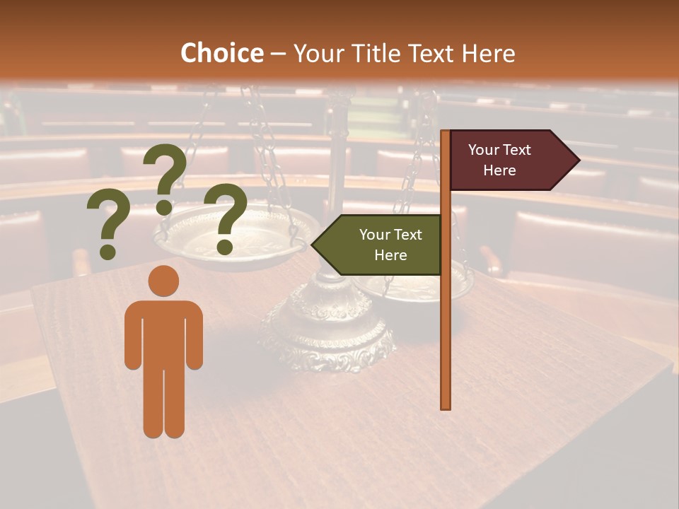 Legal Guilt Weigh PowerPoint Template