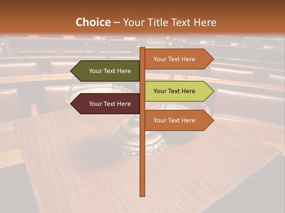 Legal Guilt Weigh PowerPoint Template