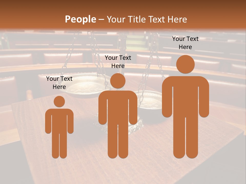 Legal Guilt Weigh PowerPoint Template