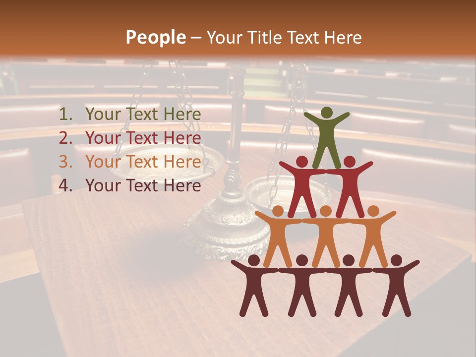 Legal Guilt Weigh PowerPoint Template