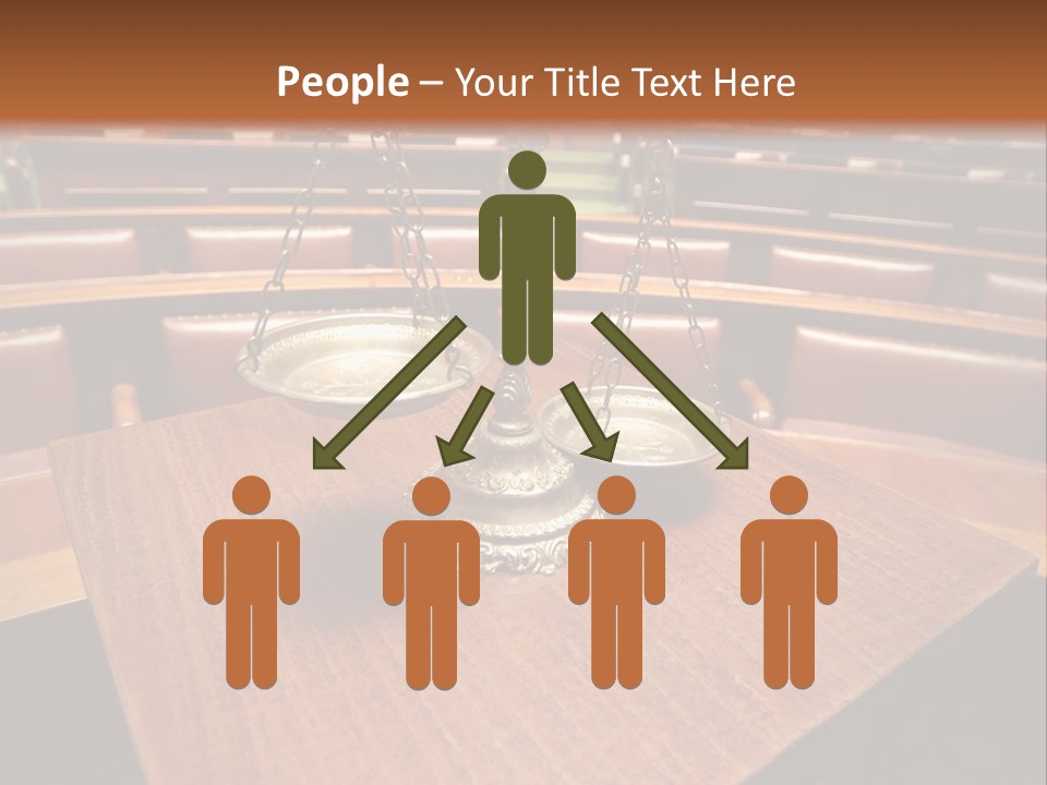 Legal Guilt Weigh PowerPoint Template