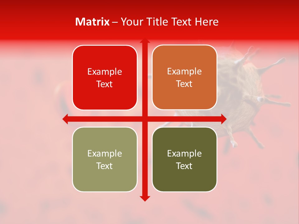 Cell Shape Healthy PowerPoint Template