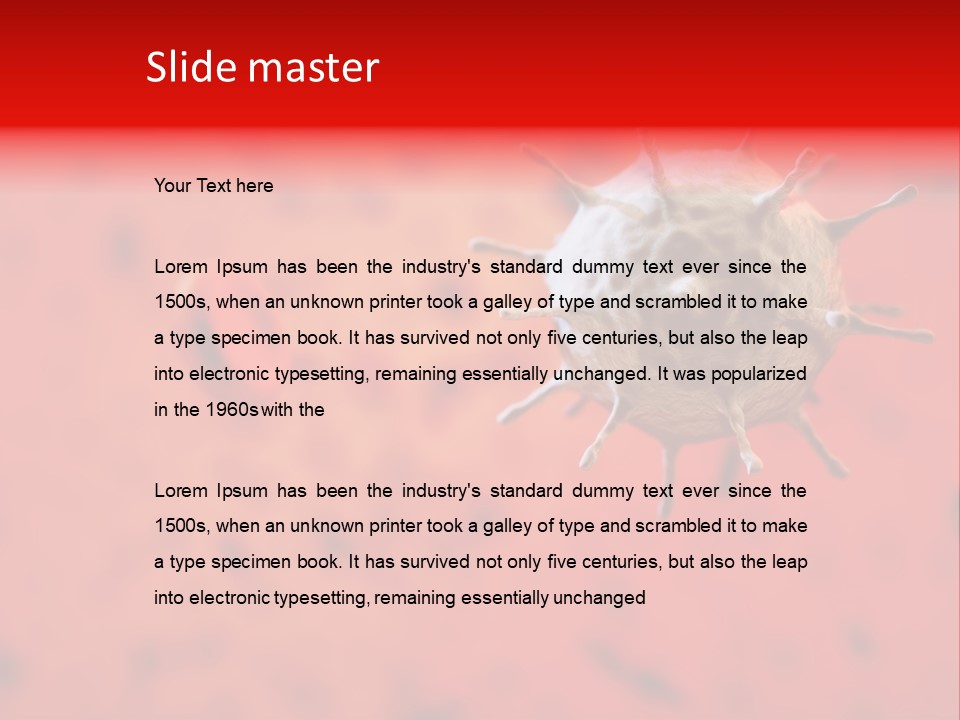 Cell Shape Healthy PowerPoint Template