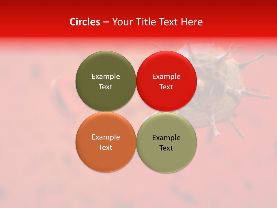 Cell Shape Healthy PowerPoint Template