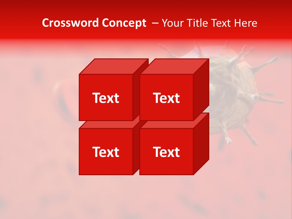 Cell Shape Healthy PowerPoint Template