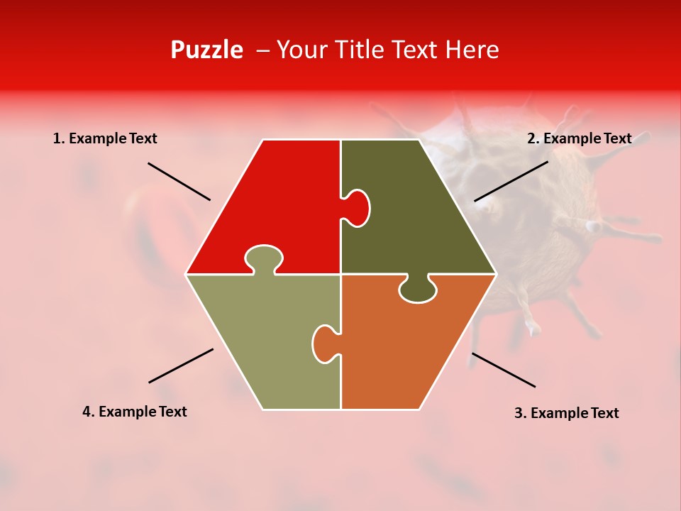 Cell Shape Healthy PowerPoint Template