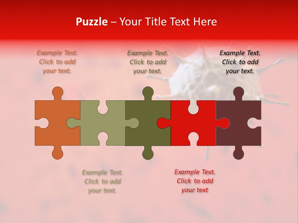 Cell Shape Healthy PowerPoint Template