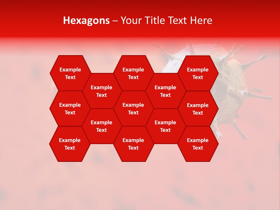 Cell Shape Healthy PowerPoint Template