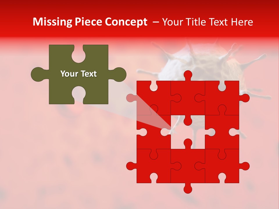 Cell Shape Healthy PowerPoint Template