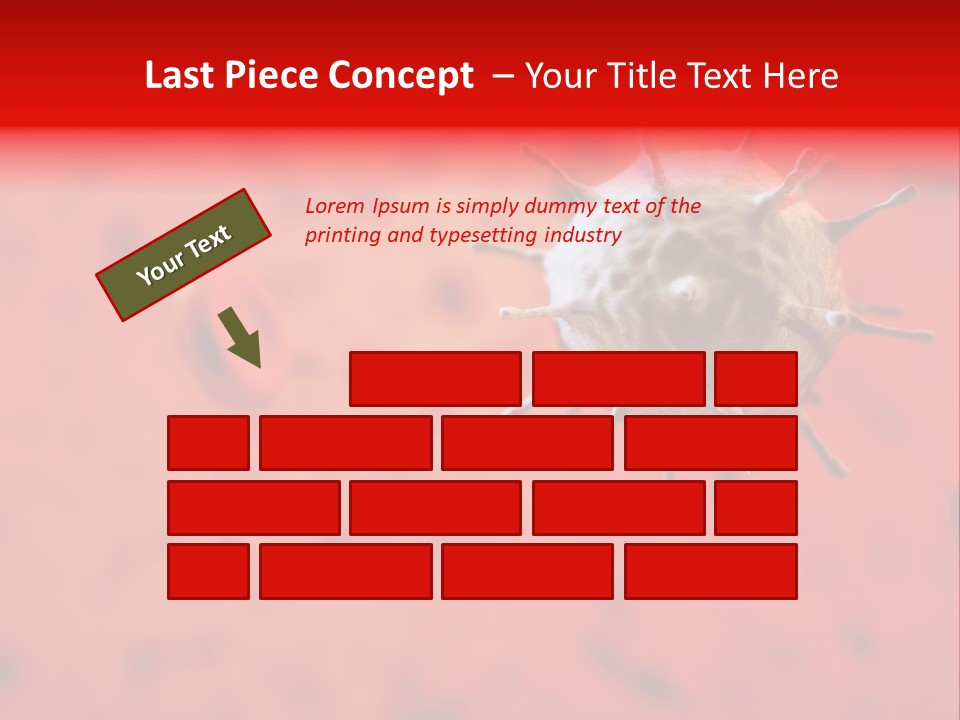 Cell Shape Healthy PowerPoint Template