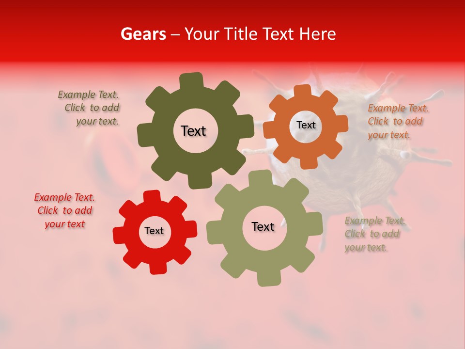 Cell Shape Healthy PowerPoint Template