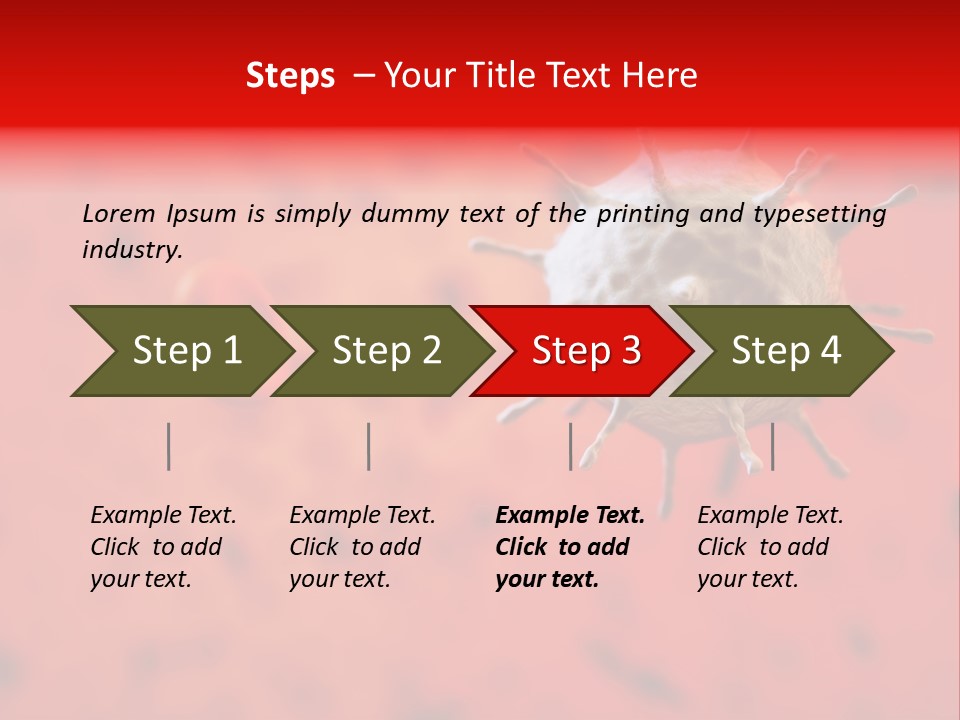 Cell Shape Healthy PowerPoint Template