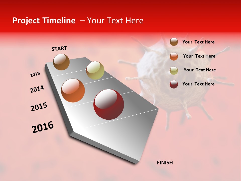 Cell Shape Healthy PowerPoint Template