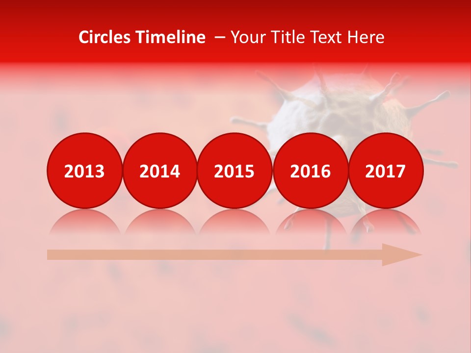 Cell Shape Healthy PowerPoint Template