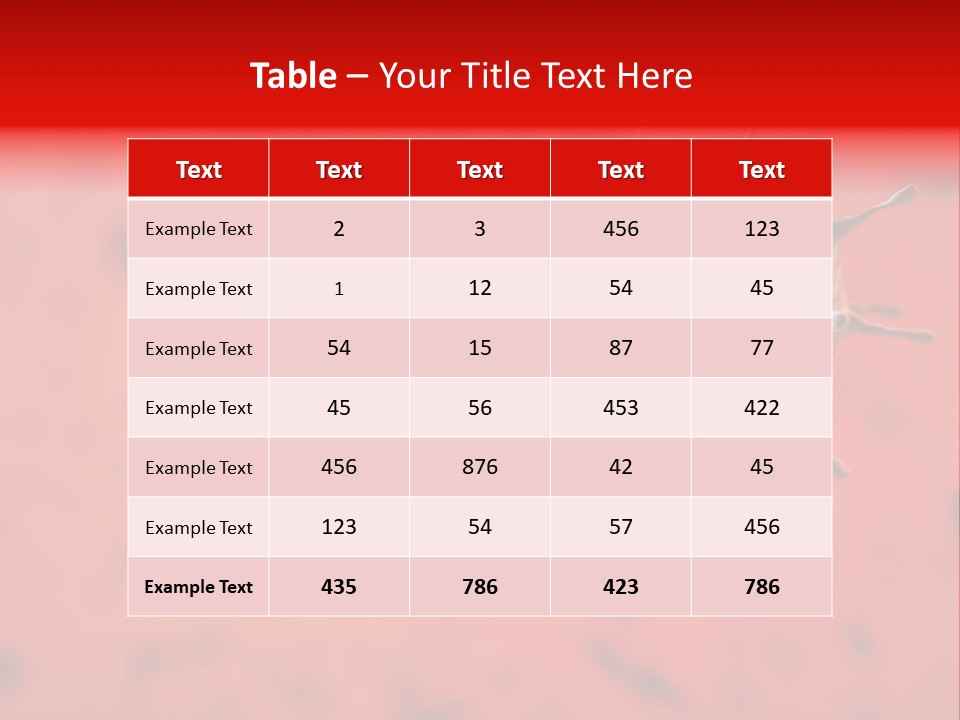 Cell Shape Healthy PowerPoint Template