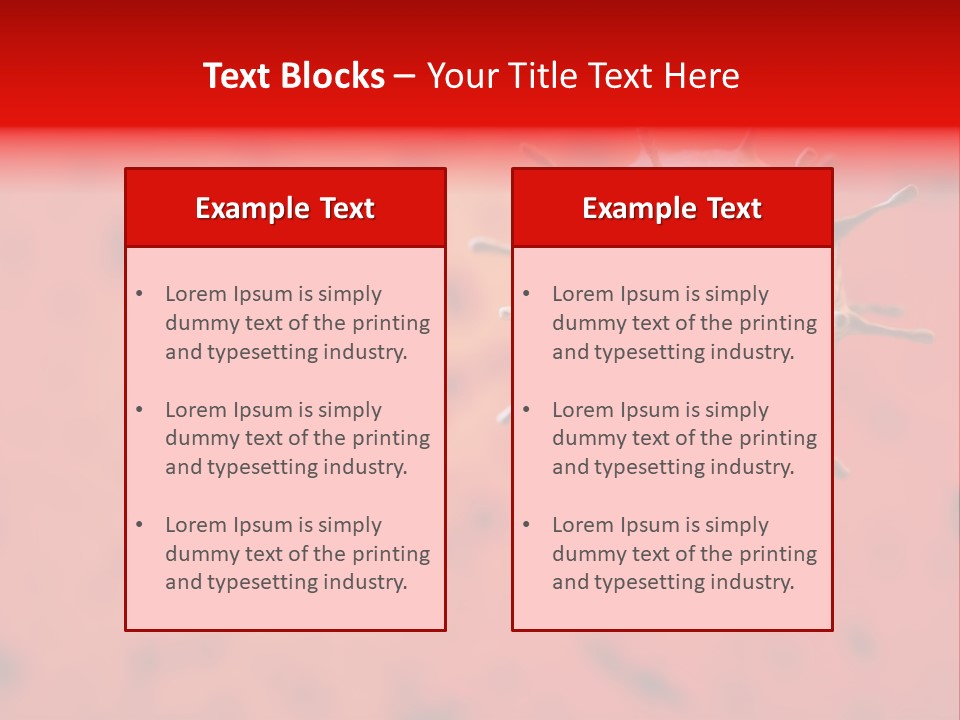 Cell Shape Healthy PowerPoint Template