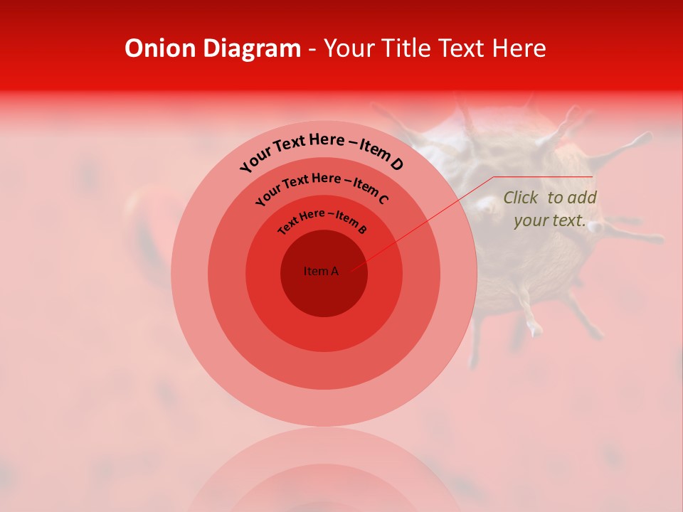 Cell Shape Healthy PowerPoint Template
