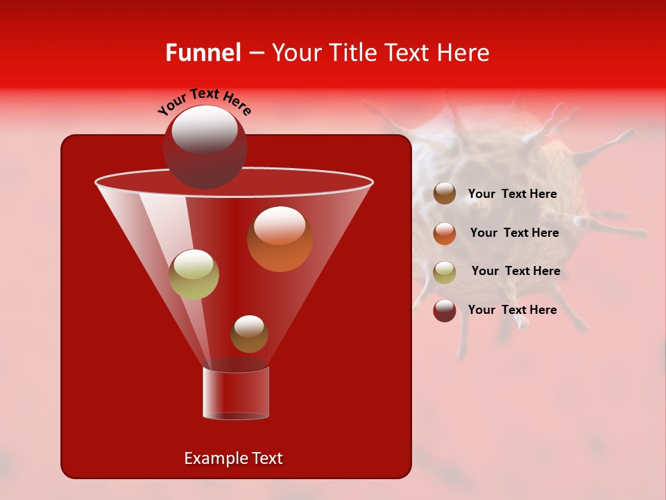Cell Shape Healthy PowerPoint Template