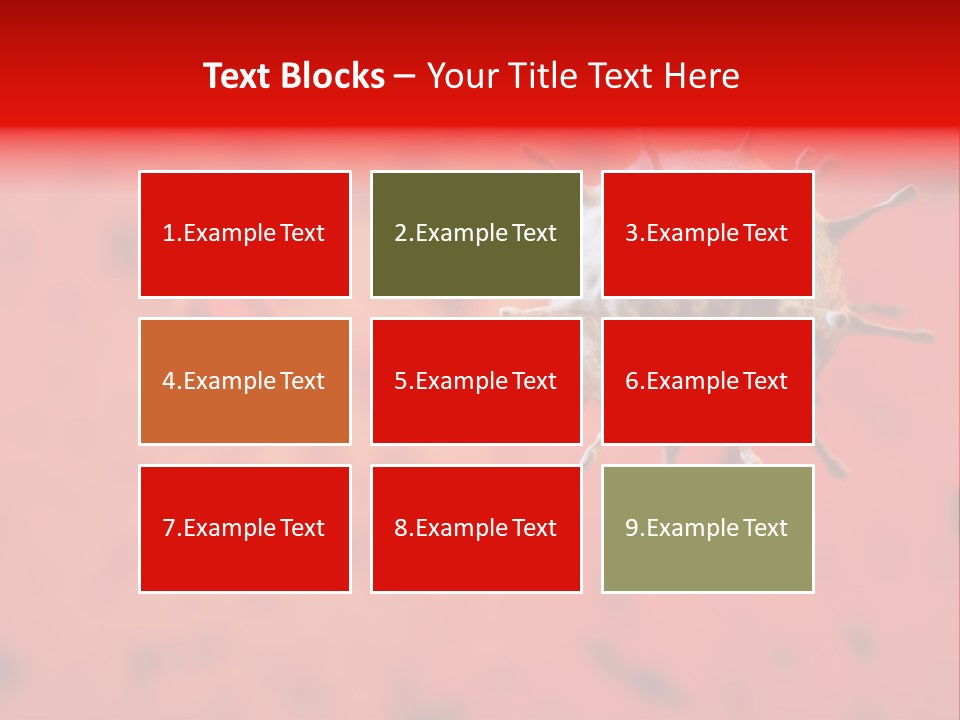 Cell Shape Healthy PowerPoint Template