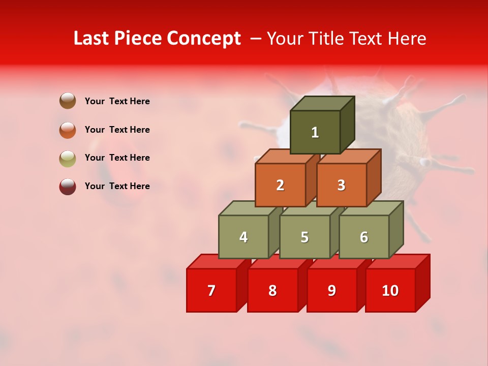 Cell Shape Healthy PowerPoint Template
