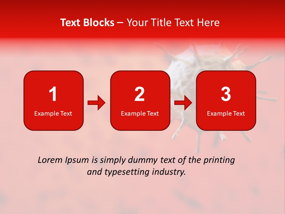 Cell Shape Healthy PowerPoint Template