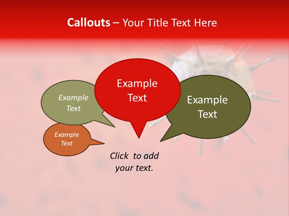 Cell Shape Healthy PowerPoint Template