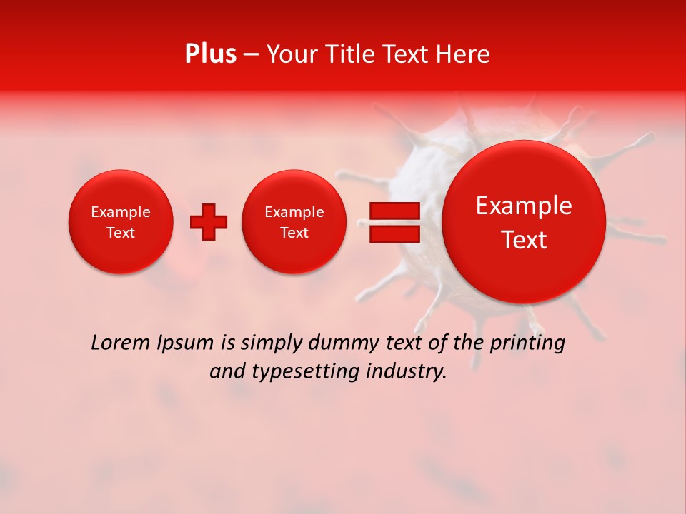 Cell Shape Healthy PowerPoint Template