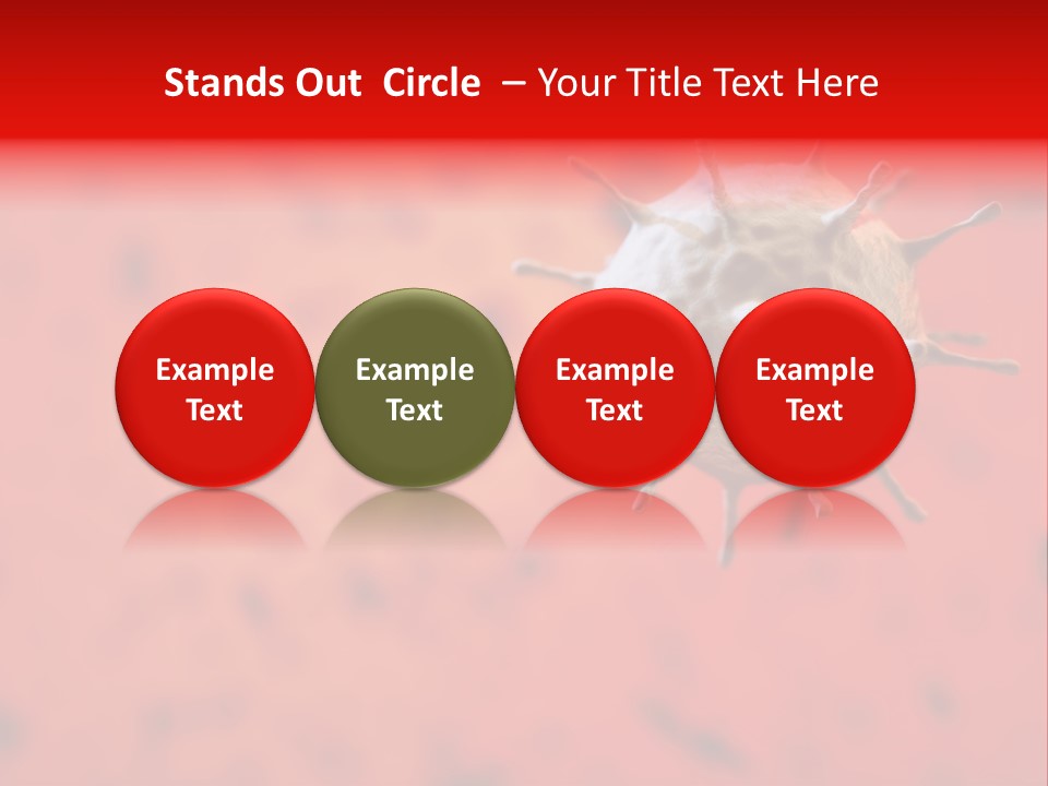 Cell Shape Healthy PowerPoint Template