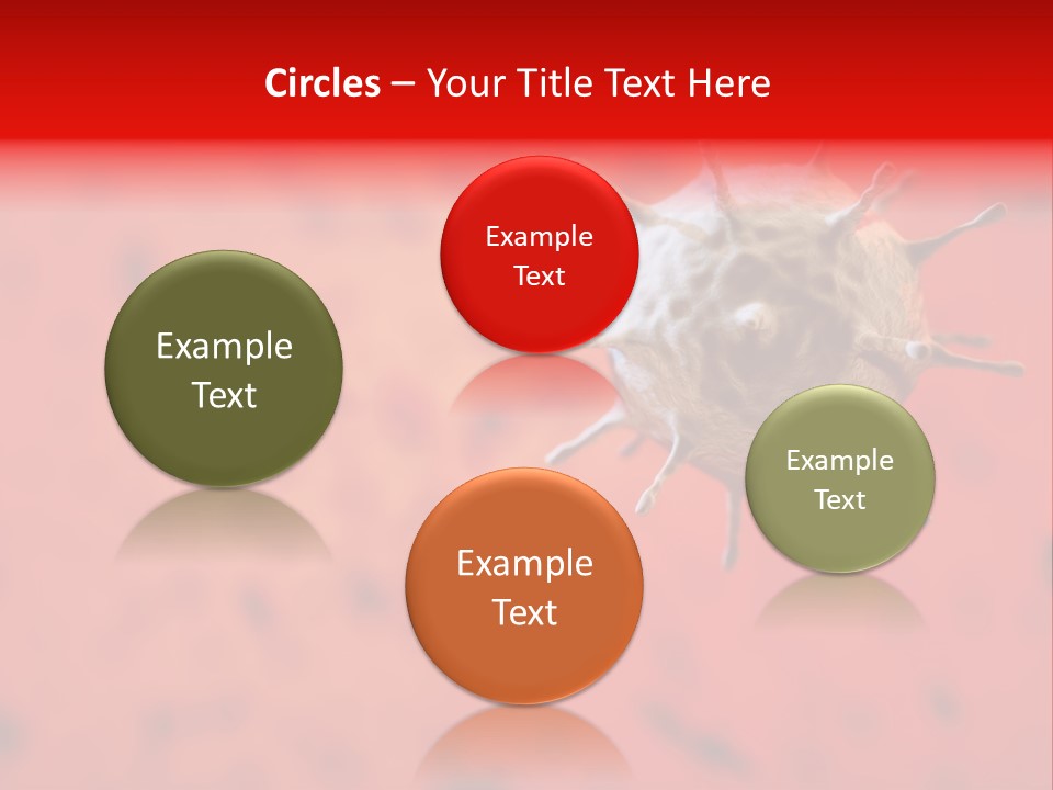 Cell Shape Healthy PowerPoint Template