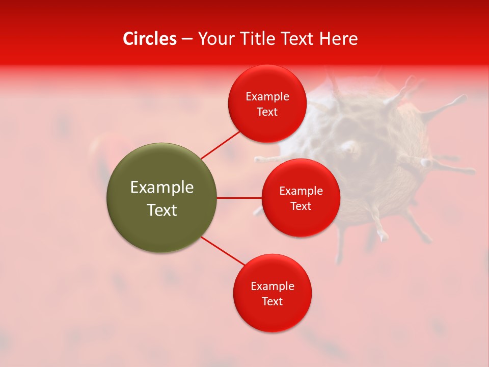 Cell Shape Healthy PowerPoint Template