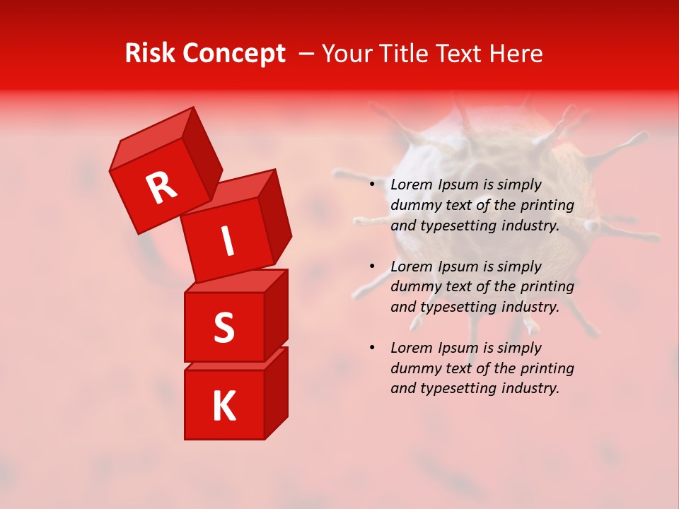 Cell Shape Healthy PowerPoint Template