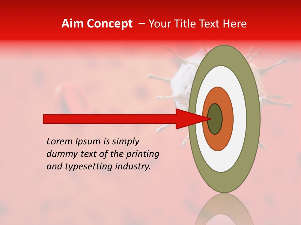 Cell Shape Healthy PowerPoint Template