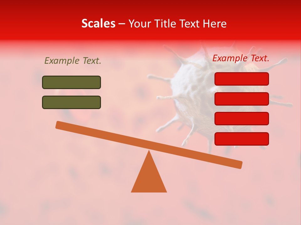 Cell Shape Healthy PowerPoint Template