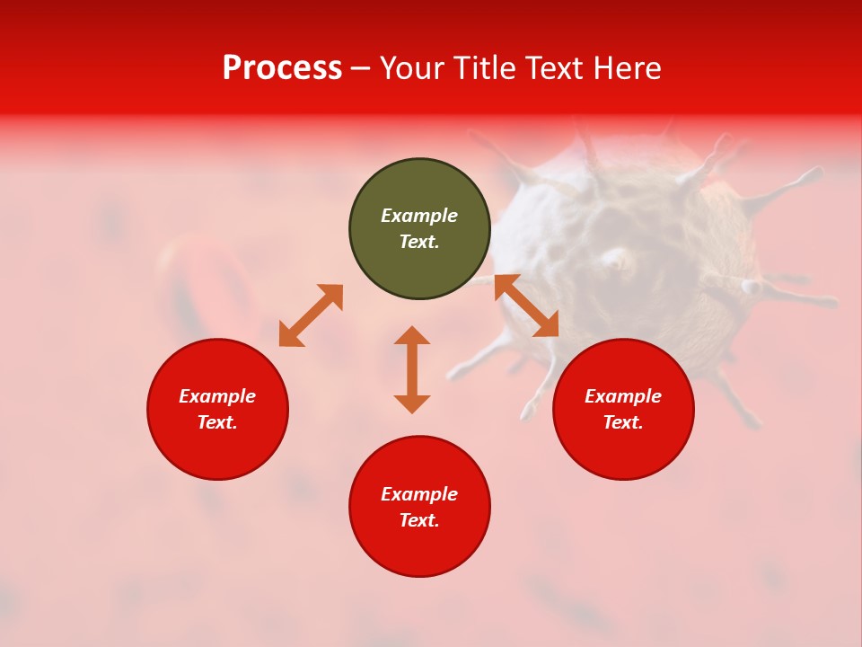 Cell Shape Healthy PowerPoint Template