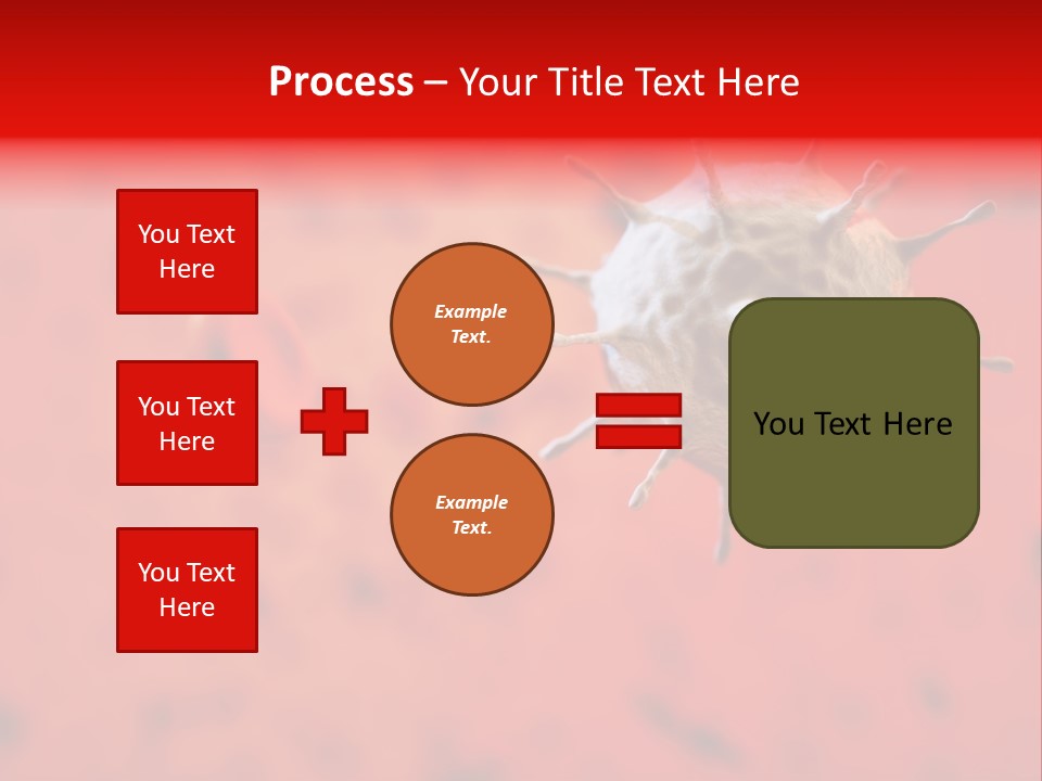 Cell Shape Healthy PowerPoint Template