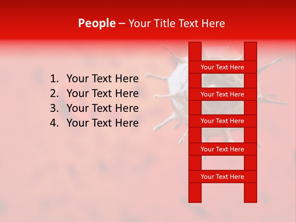 Cell Shape Healthy PowerPoint Template