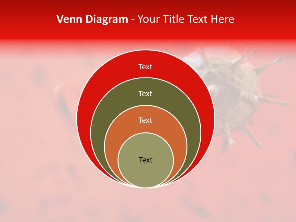 Cell Shape Healthy PowerPoint Template