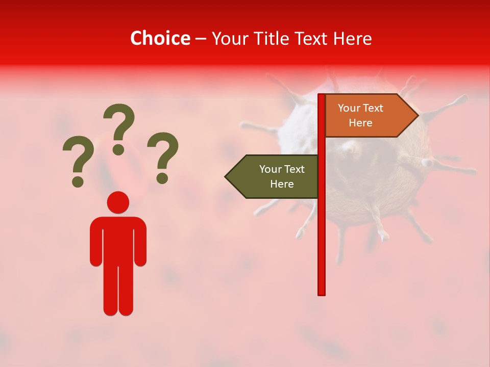 Cell Shape Healthy PowerPoint Template