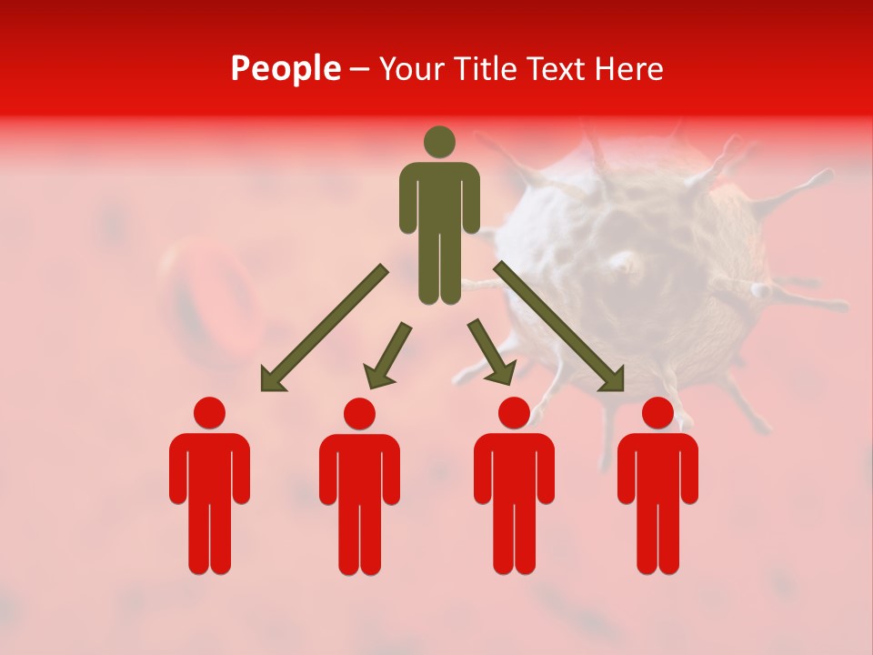 Cell Shape Healthy PowerPoint Template
