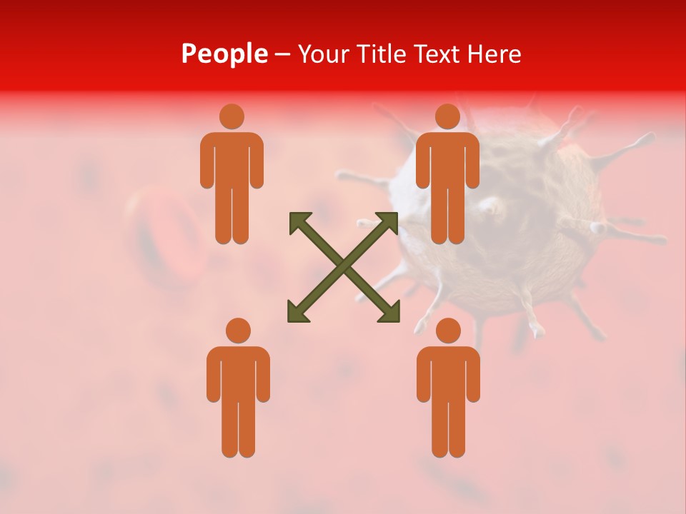 Cell Shape Healthy PowerPoint Template