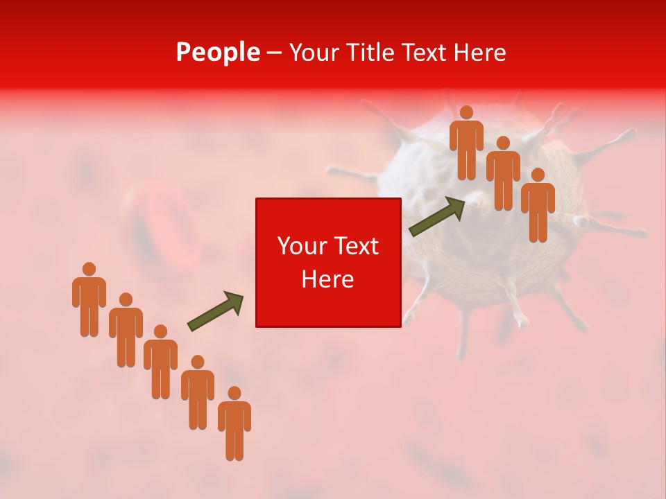 Cell Shape Healthy PowerPoint Template