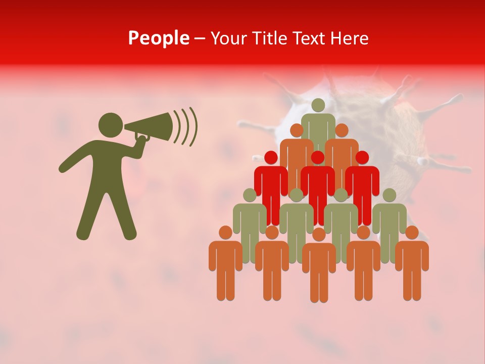 Cell Shape Healthy PowerPoint Template