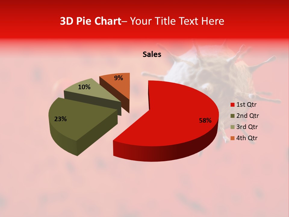 Cell Shape Healthy PowerPoint Template