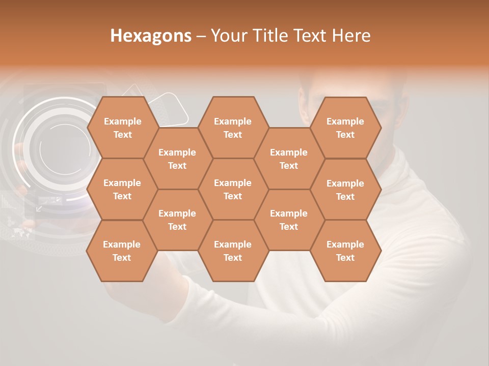 Connection Information Person PowerPoint Template