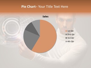 Connection Information Person PowerPoint Template