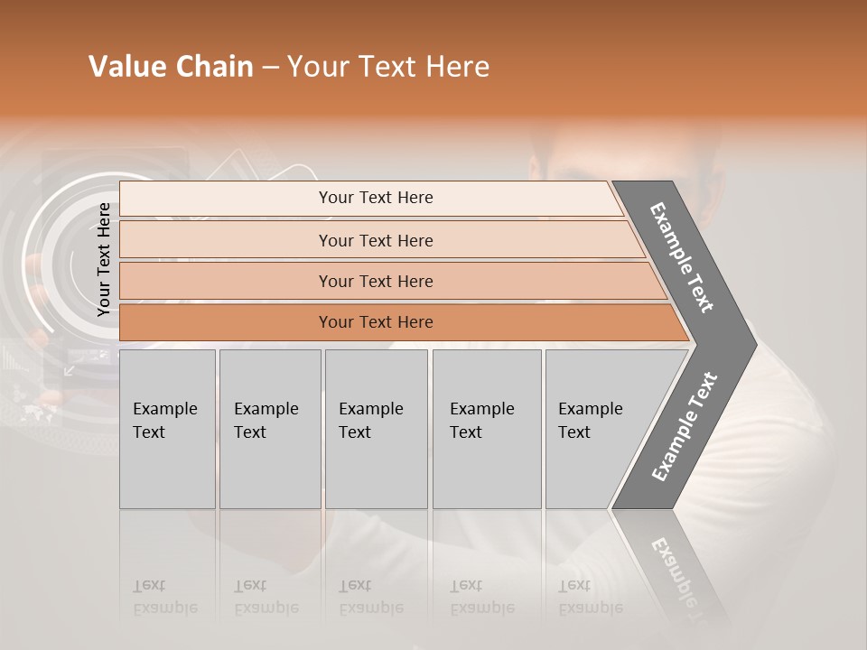 Connection Information Person PowerPoint Template