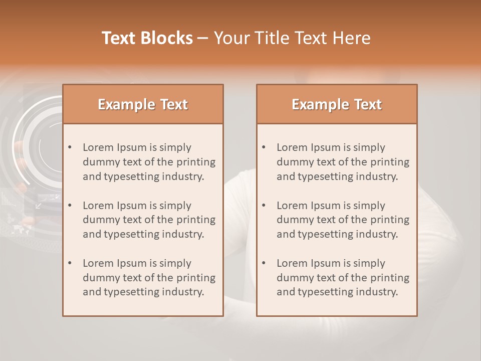 Connection Information Person PowerPoint Template